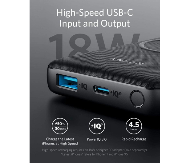Anker PowerCore III Wireless 10000mAh - USB-C, indukcja - 668202 - zdjęcie 3